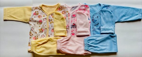 Newborn Baby Dress - Pack of 3 Dress - Image 3